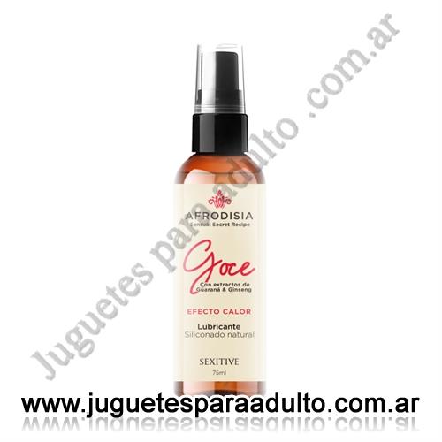 ACEITES Y LUBRICANTES, Lubricantes sexitive, Aceite siliconado Goce efecto calor 75ml Aceites y lubricantes, Lubricantes sexitive, Aceite siliconado Goce efecto calor 75ml